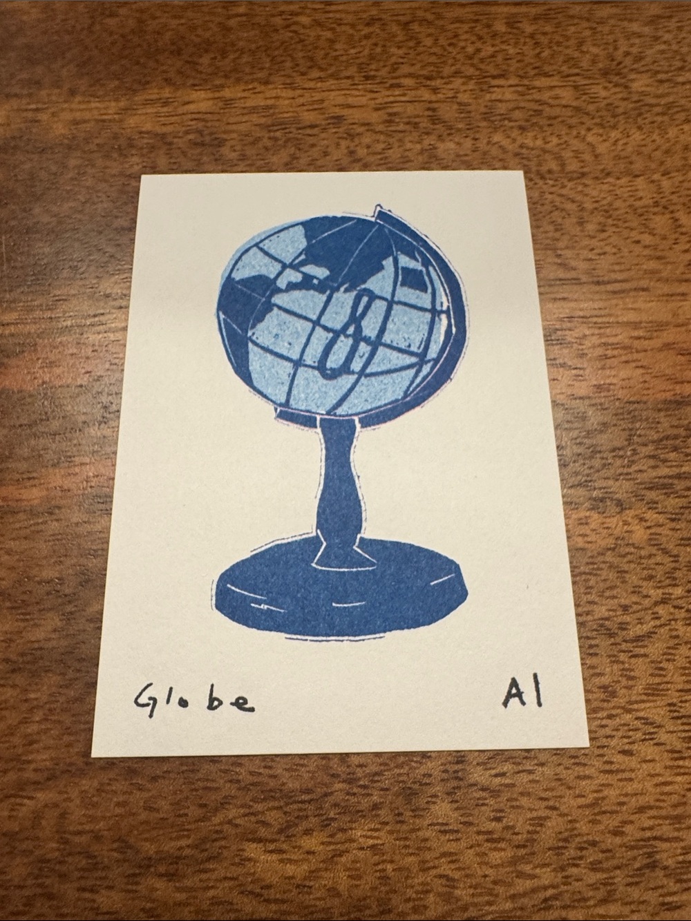 Inciardi - Globe - Mini Print -